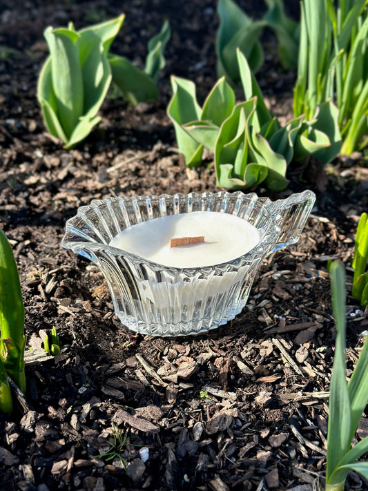 Crystal Ribbed Creamer - 5 oz.