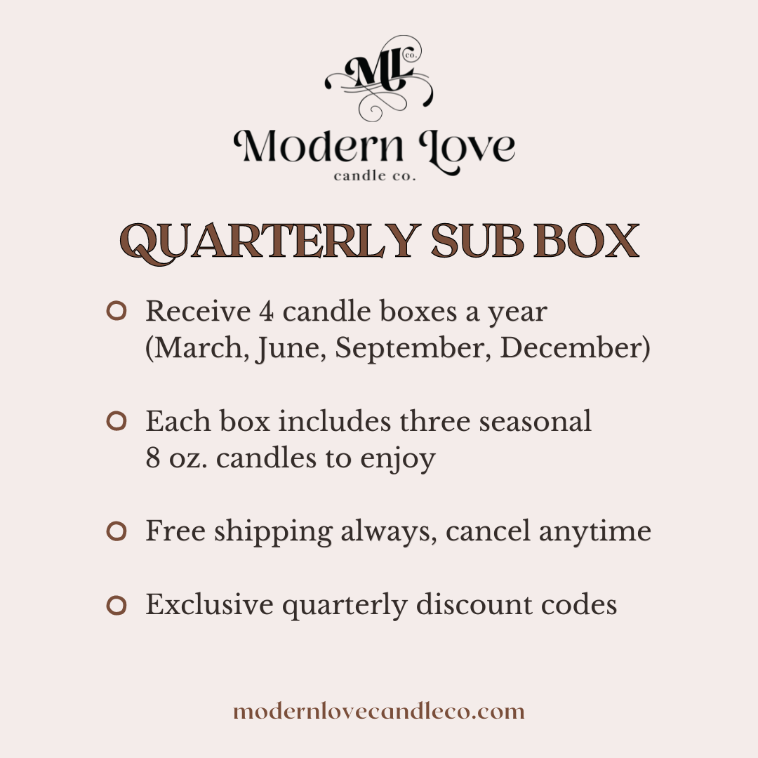 Quarterly Candle Subscription Box